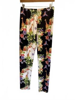 NEW KENNY DANA women's palazzo pants in indy black multi